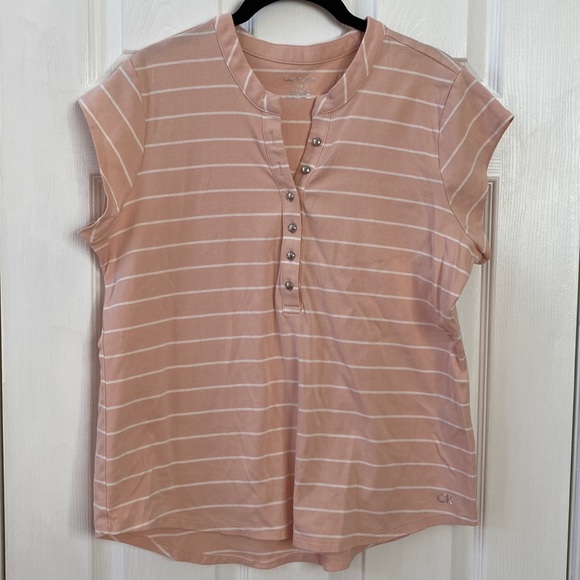 Calvin Klein Striped Top - Picture 1 of 5